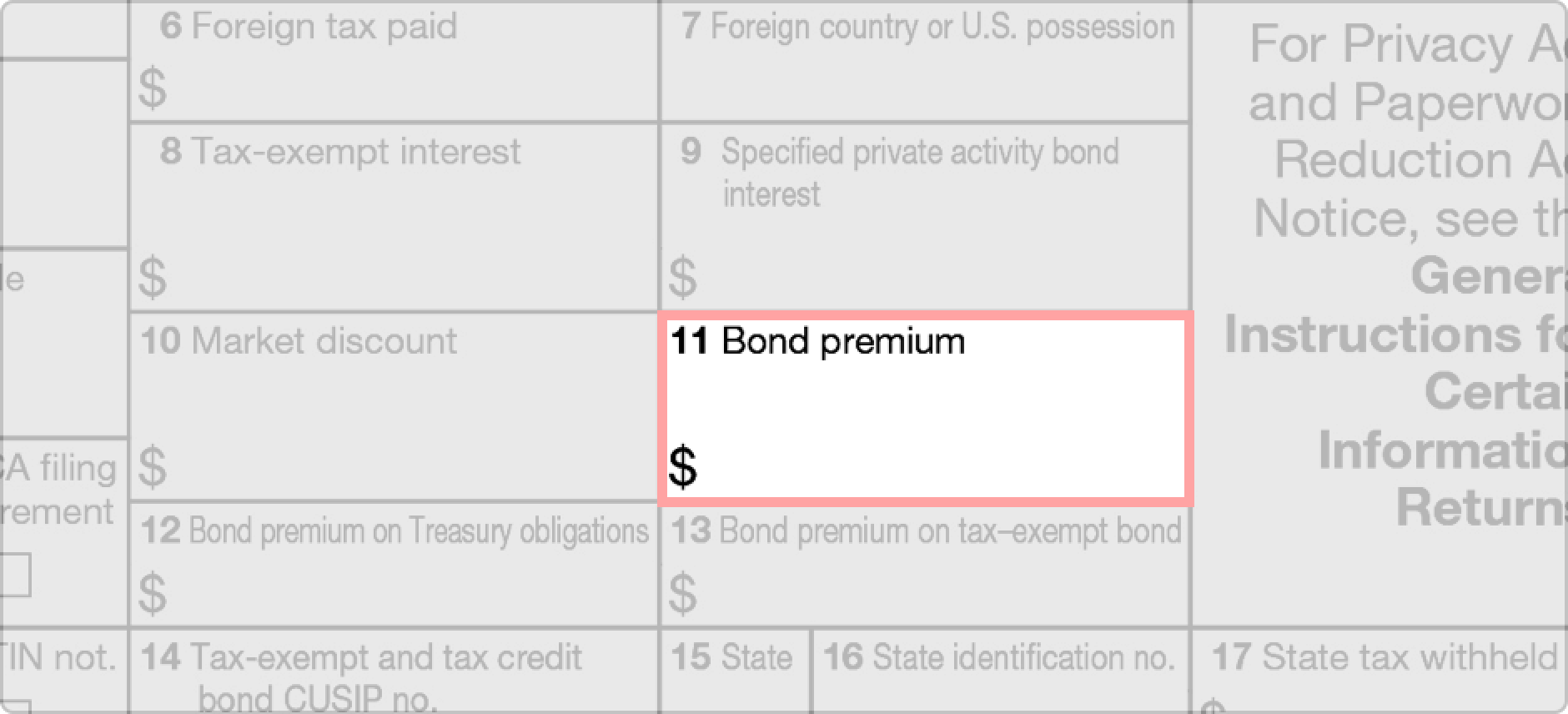 Bond Premium