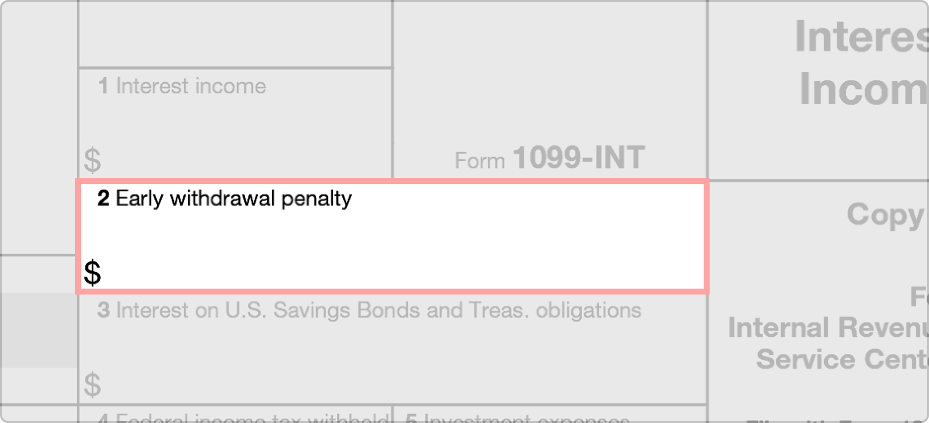 Early Withdrawal Penalty