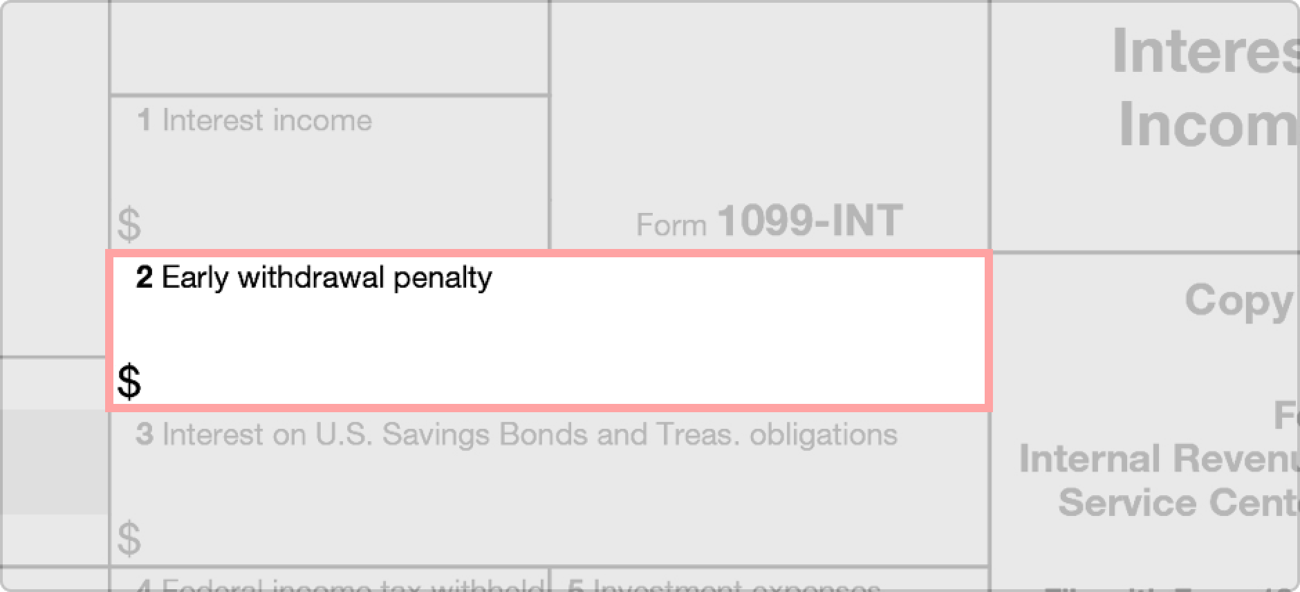 1099 Int Form Fillable Printable Download Free Instructions