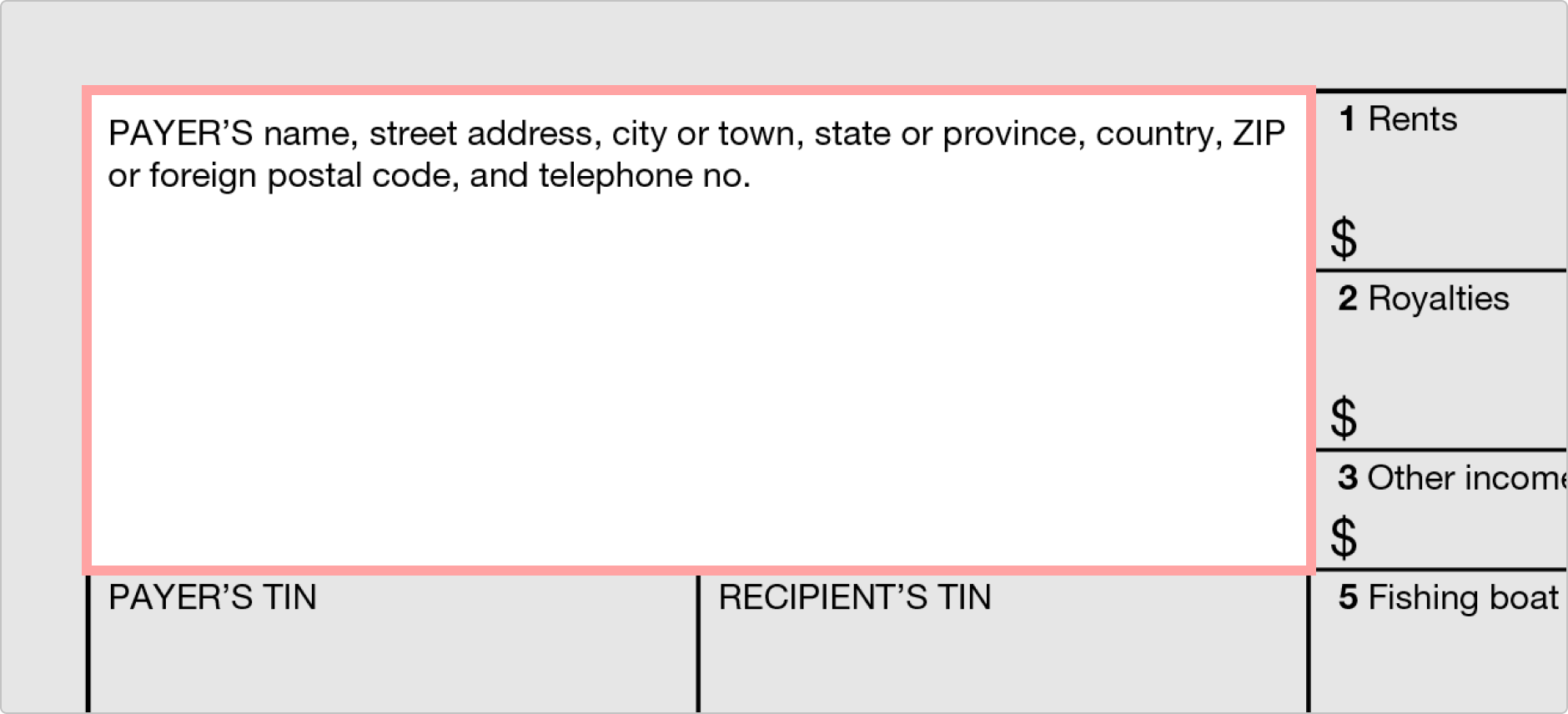 1099 Misc Form Fillable Printable Download Free Instructions