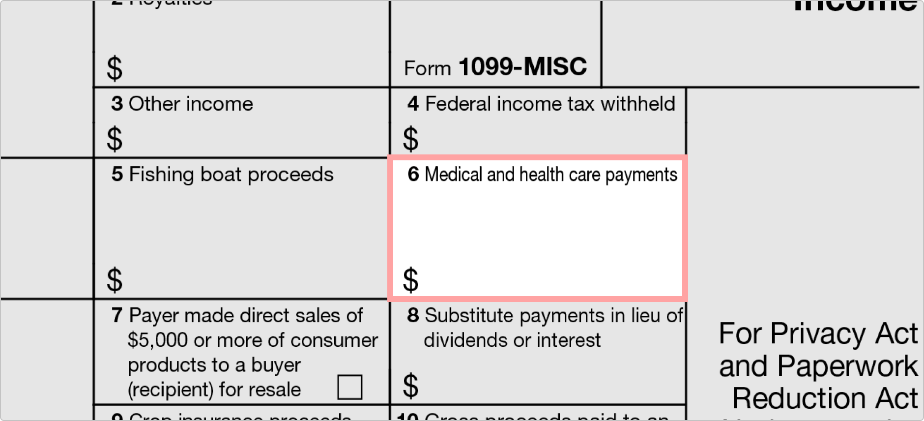 1099 Misc Form Fillable Printable Download Free 2021 Instructions 