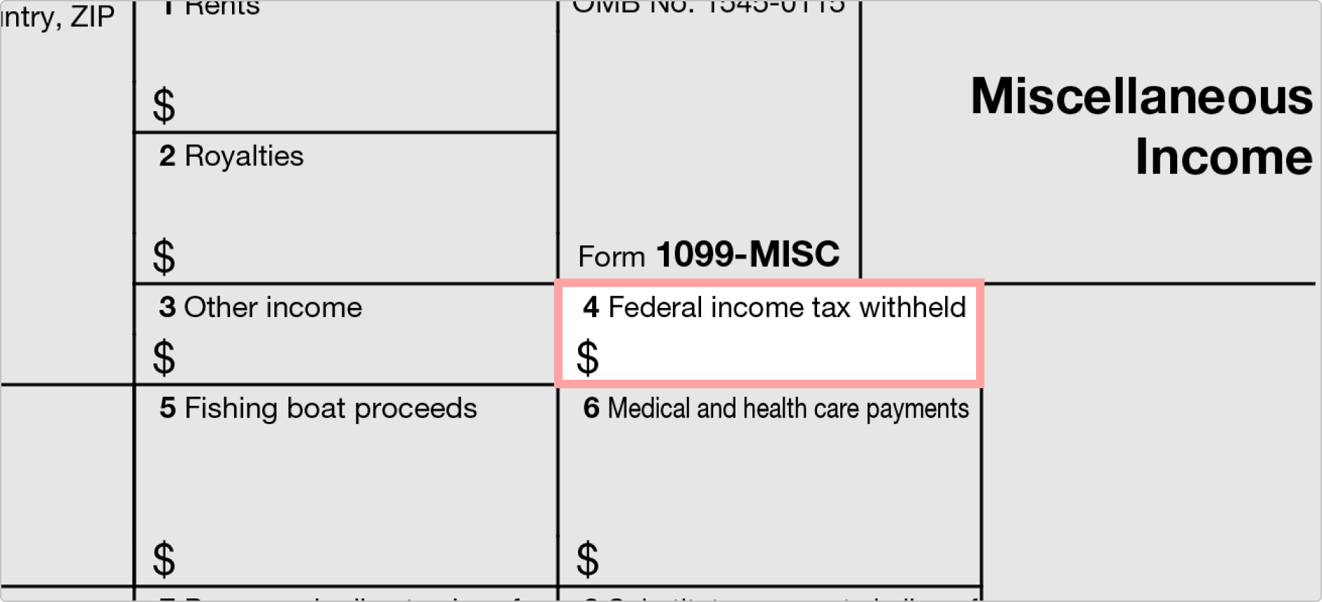 1099 Misc Form Fillable Printable Download Free 2020 Instructions