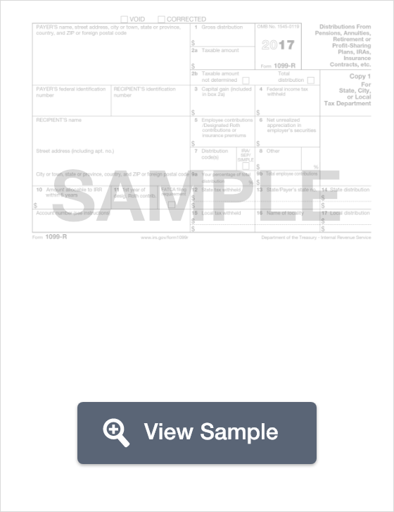 1099-R Form