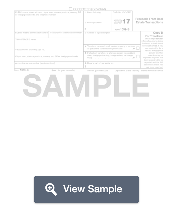 1099-S Form