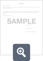 Sample Affidavit Form - Free Affidavit Template | PDF & Word | FormSwift