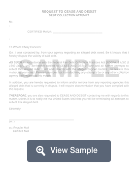 Sample Of Collection Letter from formswift.com