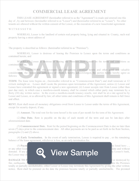 Sample Early Lease Termination Letter To Landlord Commercial from formswift.com
