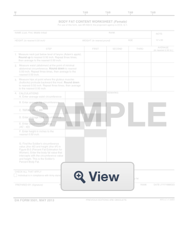 Da Form 5501: Create & Download for Free | FormSwift