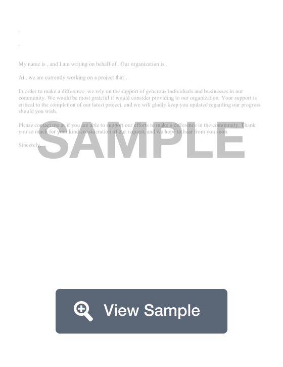 Request For Donation Template Free Fundraising Letter Samples Formswift