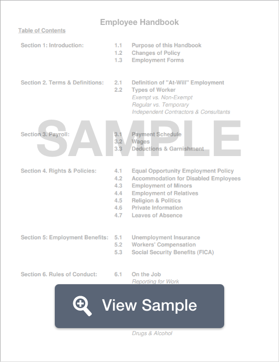 Procedure Manual Template Free Download from formswift.com