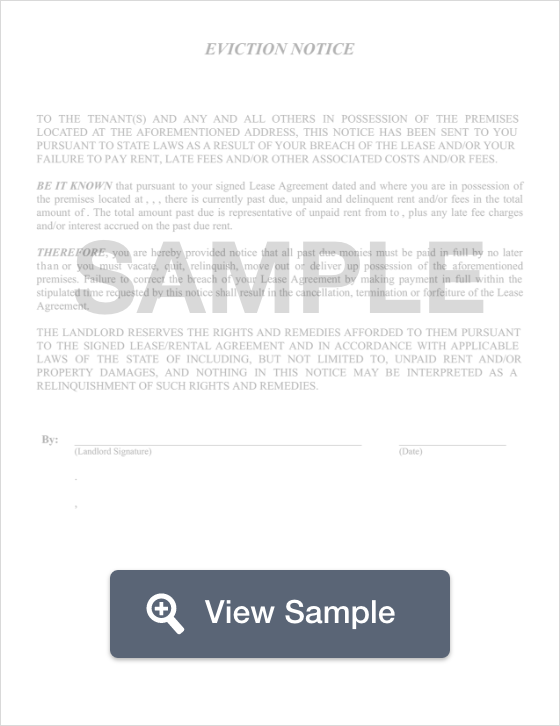 Constructive Eviction Sample Letter from formswift.com