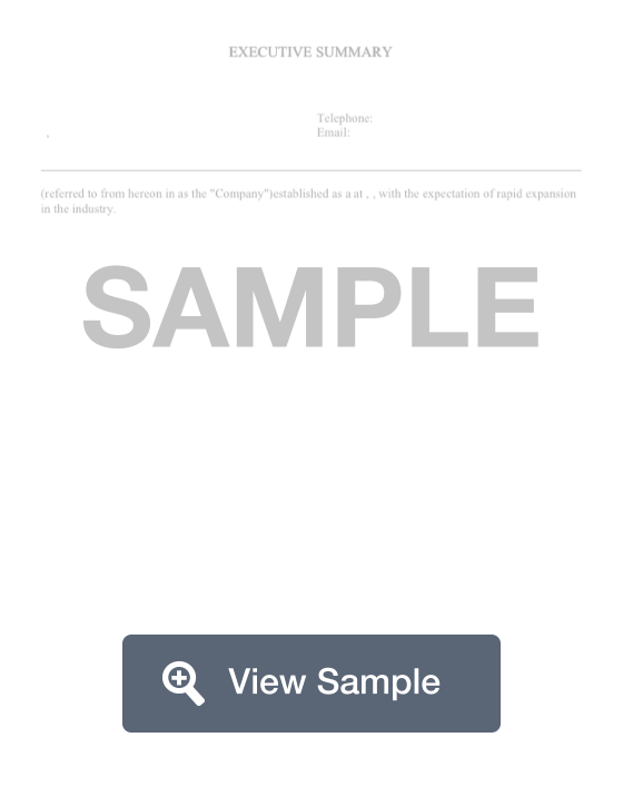 Simple Executive Summary Template from formswift.com