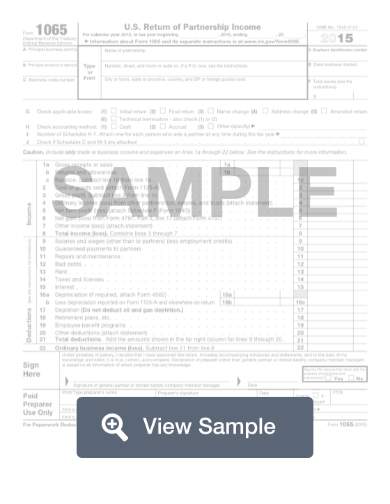 where to send 1065 tax form