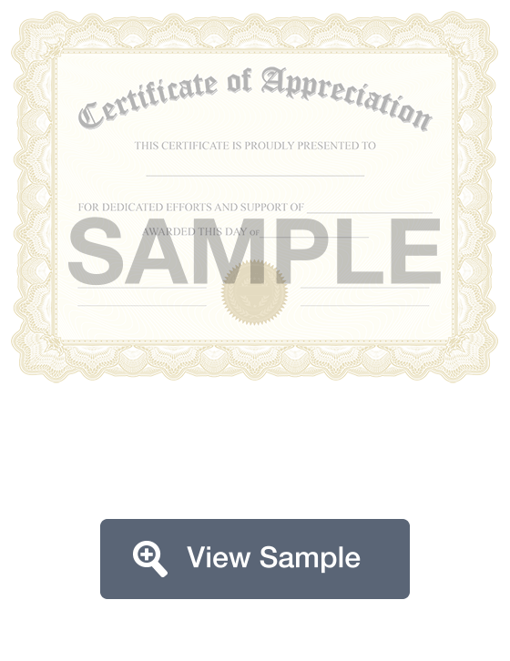 Certificate Of Appreciation Word Template from formswift.com