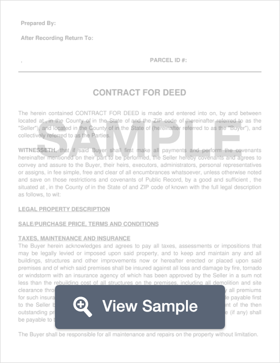 Free Land Contract