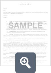 Letter Of Intent Create Download For Free Formswift