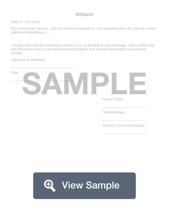 Sample Of Notarized Letter from formswift.com