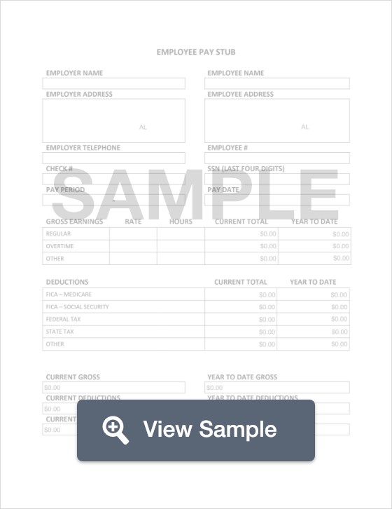 Create Free Pay Stub Template from formswift.com