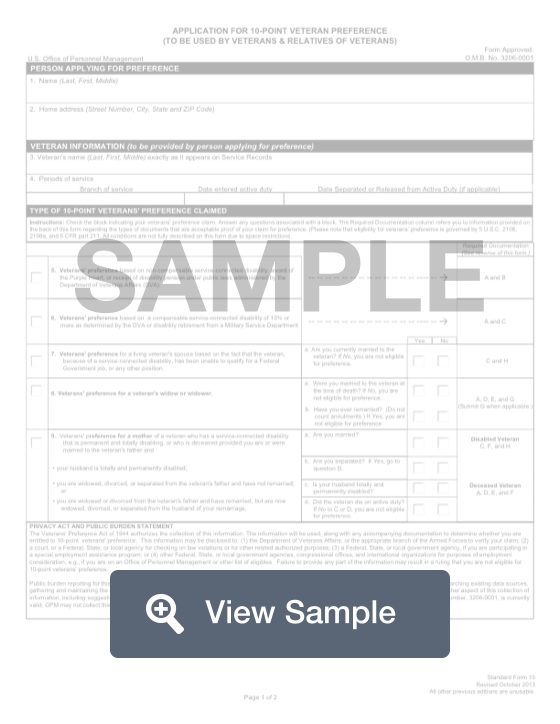 SF 15 Form Create Download For Free PDF Word FormSwift