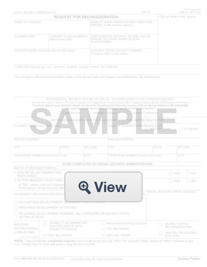 Ssa 561 U2 Fillable Form Printable Forms Free Online 4475