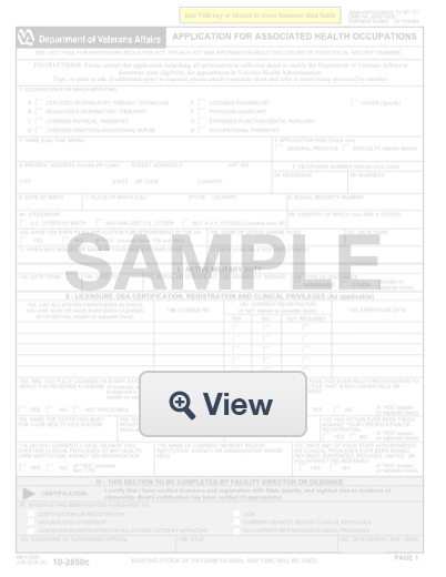 Va Form 10 2850c: Create & Download for Free | FormSwift