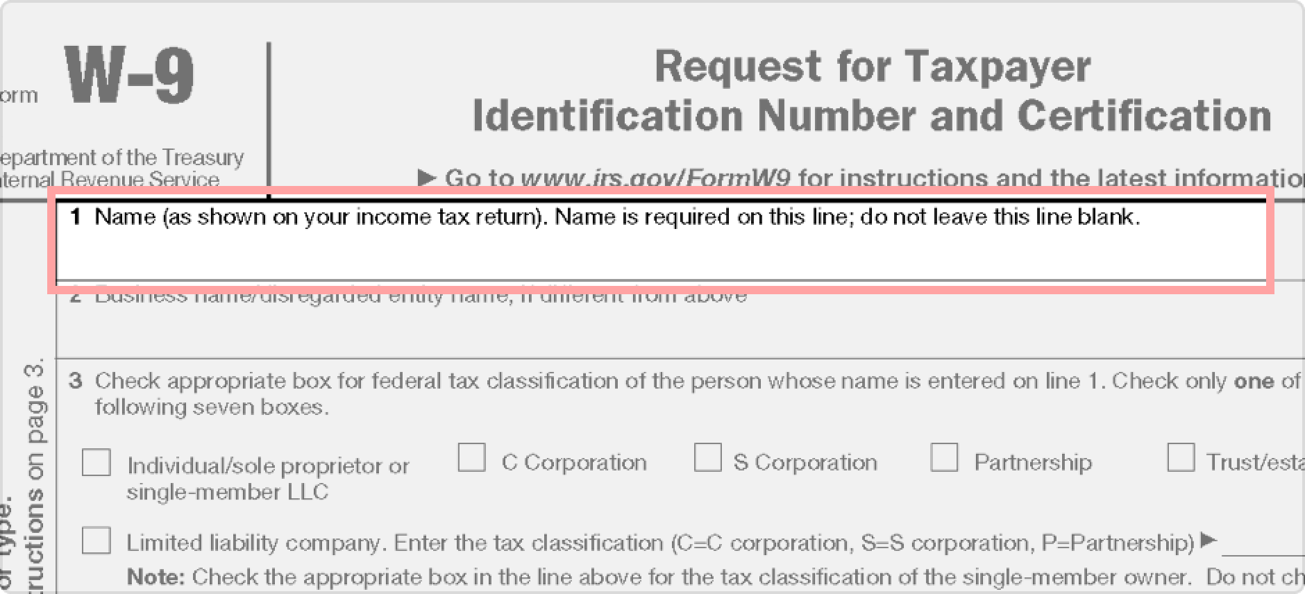 W-9 Form