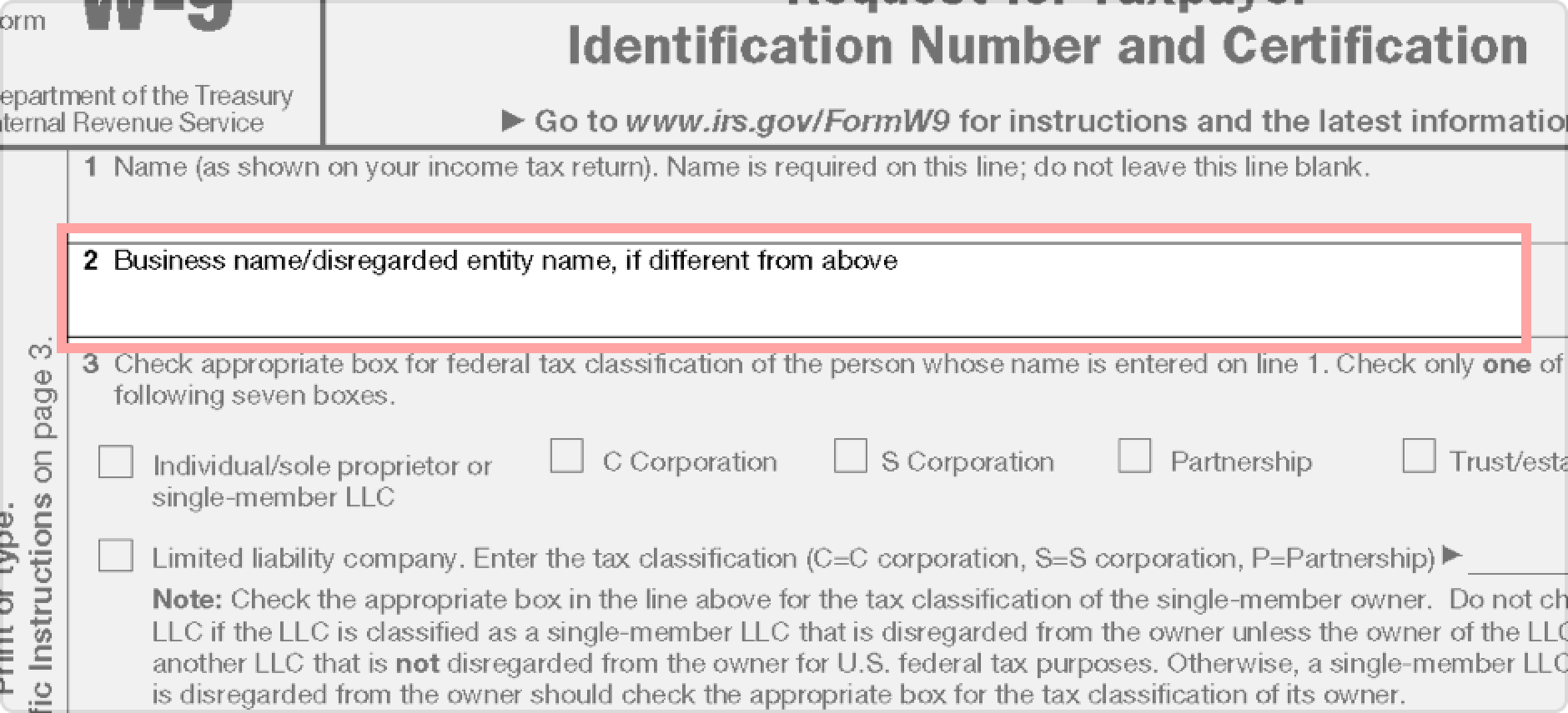 printable w 9 form