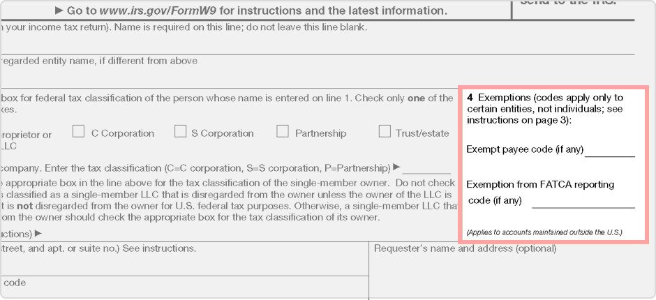 W 9 Form Fillable Printable Download Free 2020 Instructions