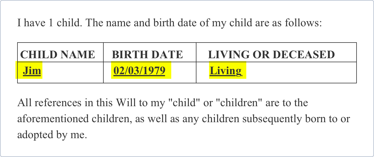 Last Will And Testament Template Free Last Will Pdf Formswift